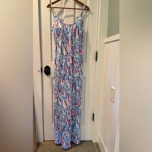 Lilly Pulitzer maxi sailboat dress Medium